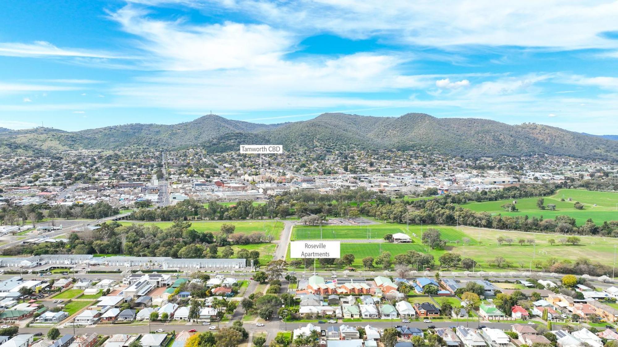 The Roseville Apartments Tamworth Dış mekan fotoğraf